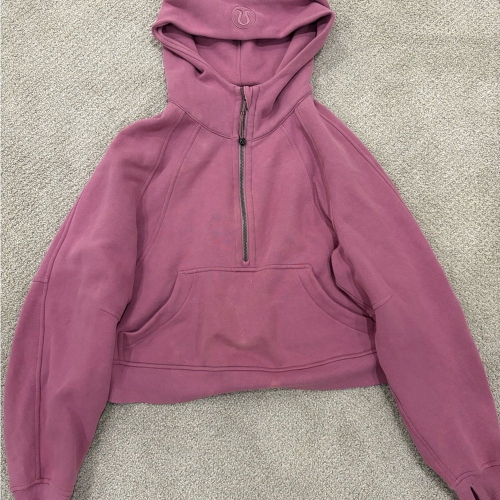 lululemon athletica Purple Cowl Neck Sweater